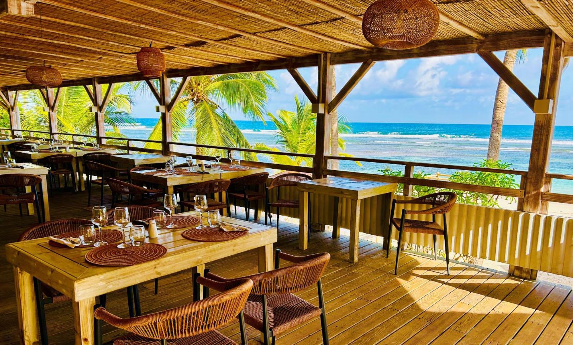 Vue Exclusive Mer Et Volcan, Village Vacances Avec Plage Et Piscine, Les Gwadastudios Sainte-Anne  Kültér fotó